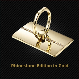 Kovový otočný držiak na telefón/tablet s diamantovou páskou