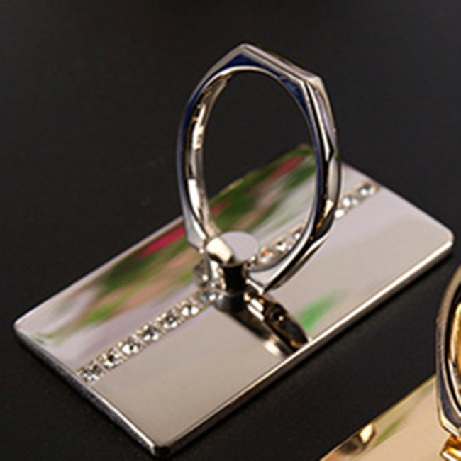 Kovový otočný držiak na telefón/tablet s diamantovou páskou