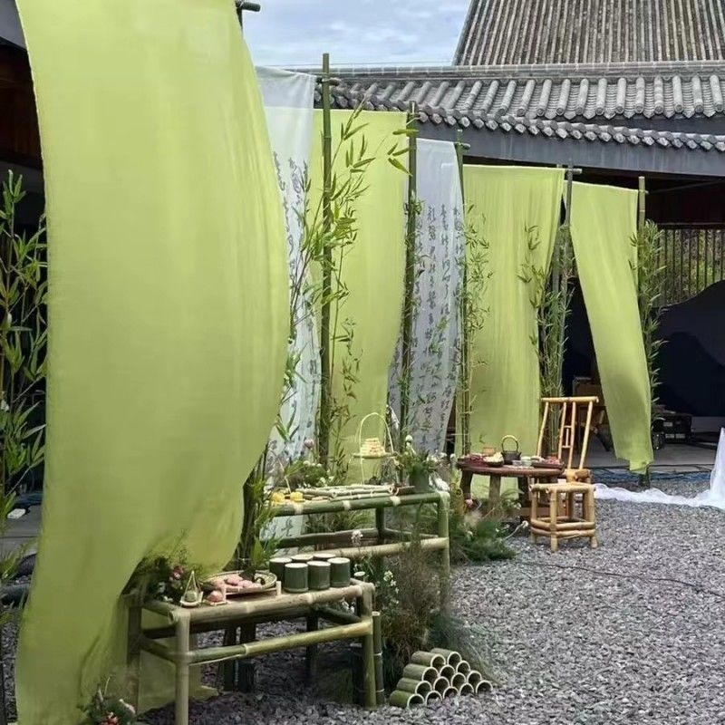 Vjenčani bambusov luk – Vanjski ukrasni stalak, Poklon kutija, Značka Cone, Namijenjeno za vjenčanja