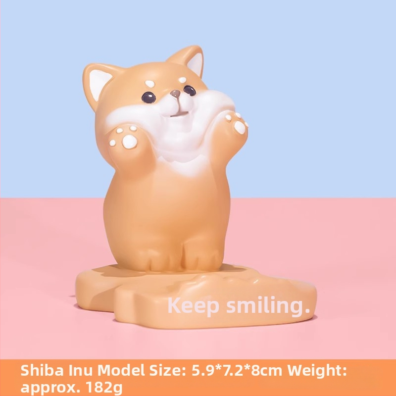 Prasiatko – stojan na telefón do kancelárie, karikatúrna figúrka z živice, dekorácia na pracovný stôl, darček k narodeninám pre spolužiaka