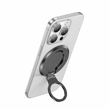 Στήριγμα τηλεφώνου με μαγνητικό δαχτυλίδι – κράμα, αναδιπλούμενο, μαγνητική αγκράφα, καθολικός σχεδιασμός, εξουσιοδοτημένη ιδιωτική μάρκα