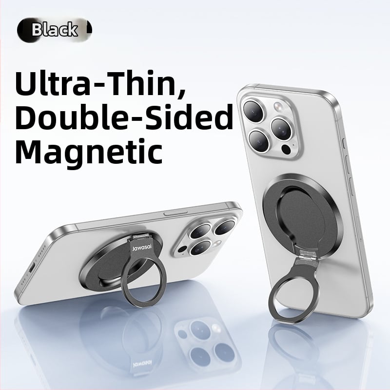 Στήριγμα τηλεφώνου με μαγνητικό δαχτυλίδι – κράμα, αναδιπλούμενο, μαγνητική αγκράφα, καθολικός σχεδιασμός, εξουσιοδοτημένη ιδιωτική μάρκα