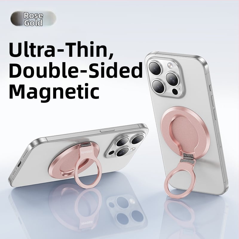 Στήριγμα τηλεφώνου με μαγνητικό δαχτυλίδι – κράμα, αναδιπλούμενο, μαγνητική αγκράφα, καθολικός σχεδιασμός, εξουσιοδοτημένη ιδιωτική μάρκα