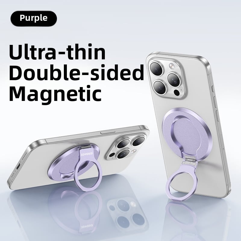 Στήριγμα τηλεφώνου με μαγνητικό δαχτυλίδι – κράμα, αναδιπλούμενο, μαγνητική αγκράφα, καθολικός σχεδιασμός, εξουσιοδοτημένη ιδιωτική μάρκα