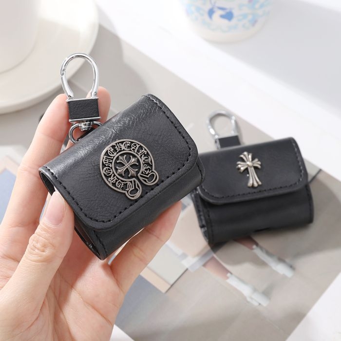 PU kožna futrola za Apple AirPods, univerzalna, embosirani dizajn, podrška prilagodbi