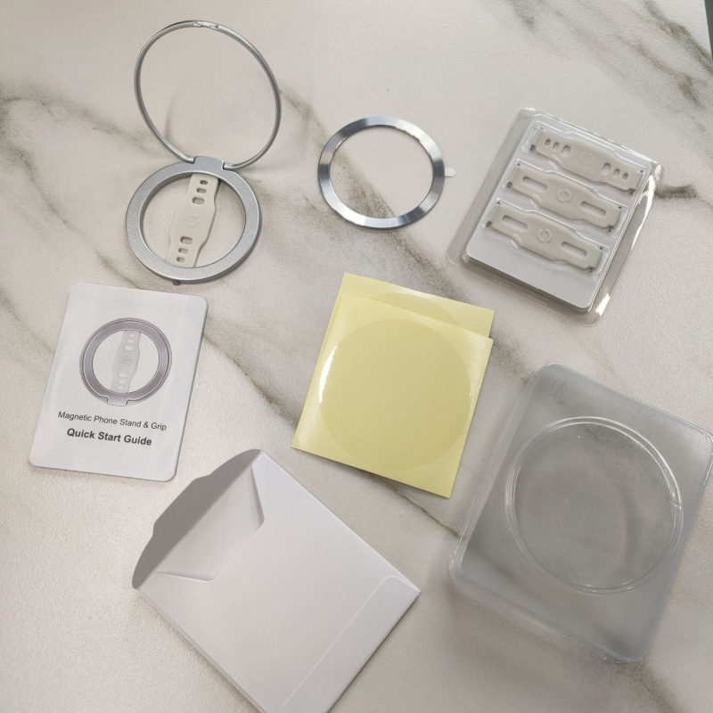 LIPUSEN MagSafe magnetski prsten držač za Huawei za bežično punjenje, univerzalni nosač, materijal: aluminijska legura, N52 magnet, veličina nosača Φ60mm, neto težina 25 g