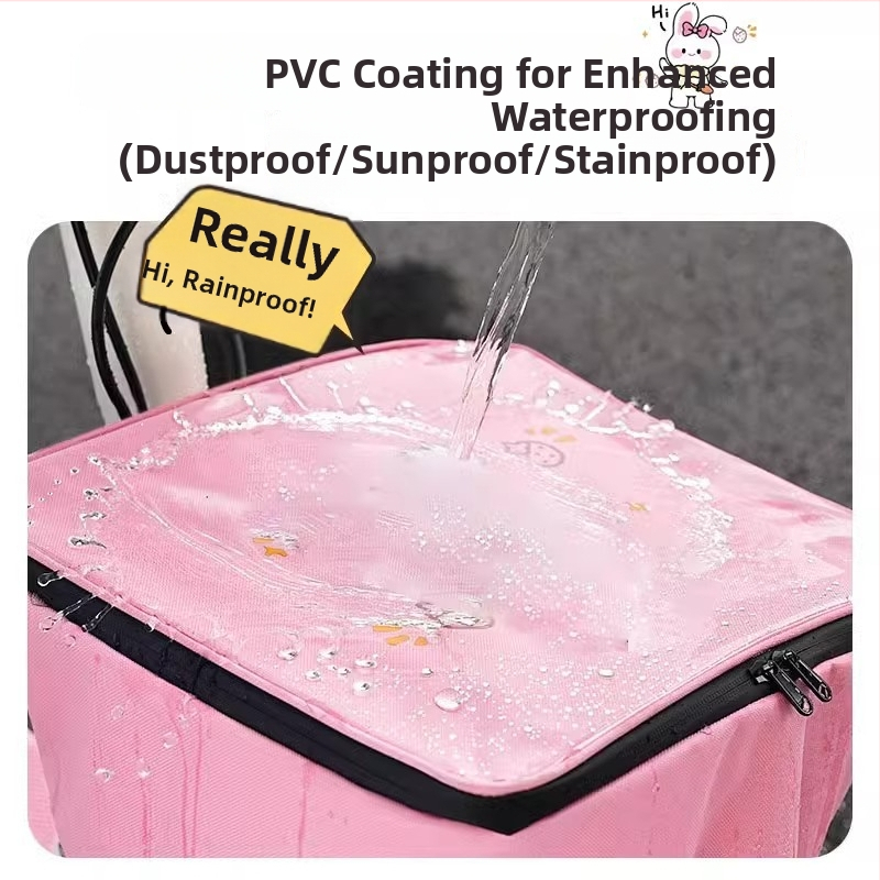 Kryt košíka pre elektrické bicykle — mikrovláknová koža, univerzálna ochrana proti prachu a slnečnému žiareniu