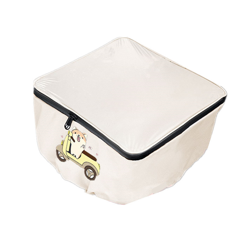 Κάλυμμα καλαθιού ηλεκτρικού ποδηλάτου — δέρμα μικροϊνών, προστασία από σκόνη και ήλιο