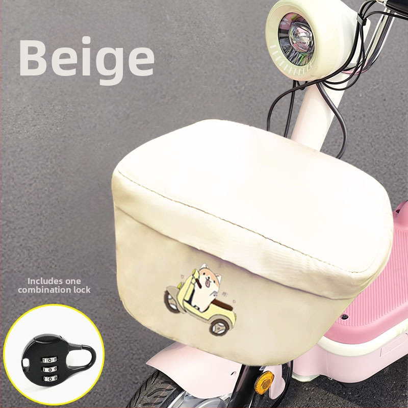 Kryt košíka pre elektrické bicykle — mikrovláknová koža, univerzálna ochrana proti prachu a slnečnému žiareniu