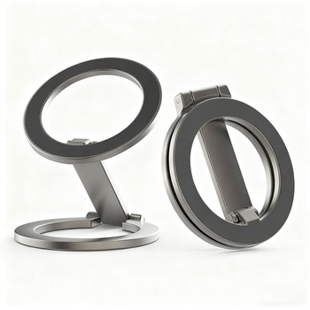 Διπλής όψεως μαγνητικό στήριγμα MagSafe για κινητό τηλέφωνο, επιτραπέζιο от κράμα μετάλλων, καθολικό, πλήρους μεταλλικής κατασκευής
