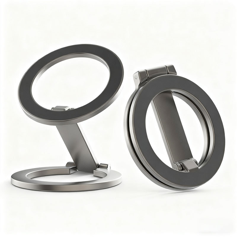Διπλής όψεως μαγνητικό στήριγμα MagSafe για κινητό τηλέφωνο, επιτραπέζιο от κράμα μετάλλων, καθολικό, πλήρους μεταλλικής κατασκευής