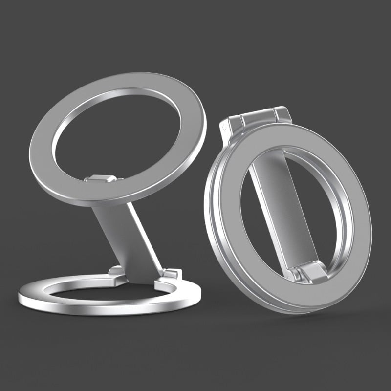Διπλής όψεως μαγνητικό στήριγμα MagSafe για κινητό τηλέφωνο, επιτραπέζιο от κράμα μετάλλων, καθολικό, πλήρους μεταλλικής κατασκευής