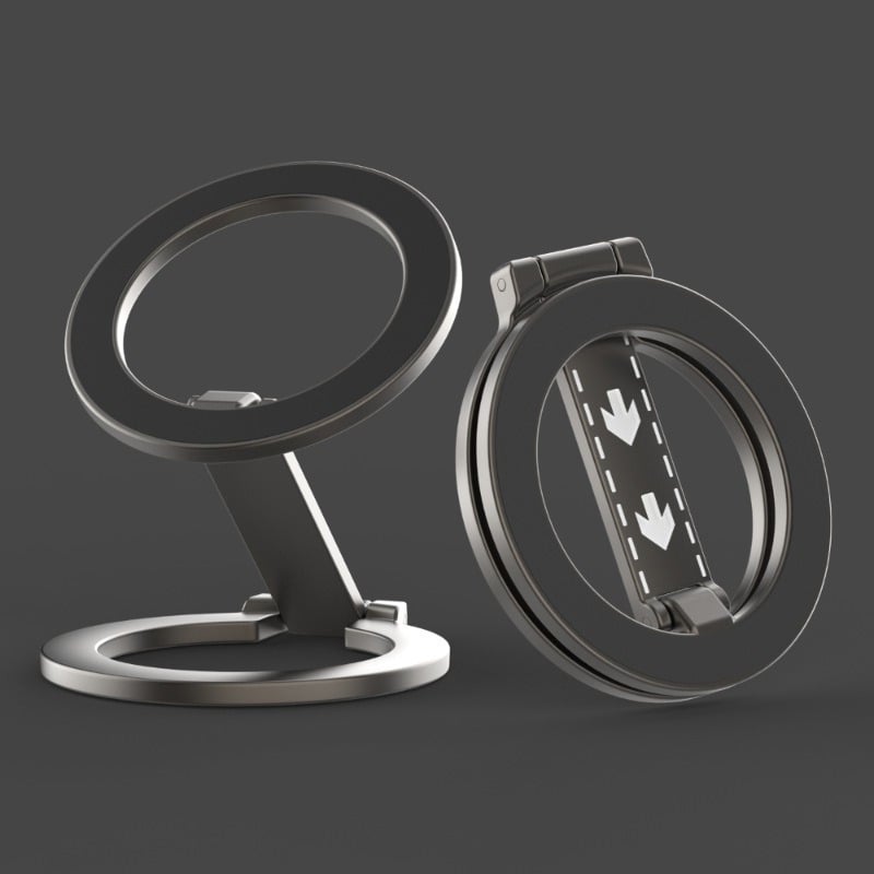 Διπλής όψεως μαγνητικό στήριγμα MagSafe για κινητό τηλέφωνο, επιτραπέζιο от κράμα μετάλλων, καθολικό, πλήρους μεταλλικής κατασκευής