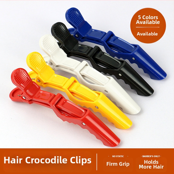 Klipovi za kosu aligator, bez tragova hvatanja, bočni klipsovi za stiliziranje, klipse za slojevite šiške, 6 komada