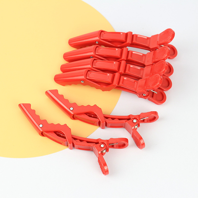 Klipovi za kosu aligator, bez tragova hvatanja, bočni klipsovi za stiliziranje, klipse za slojevite šiške, 6 komada