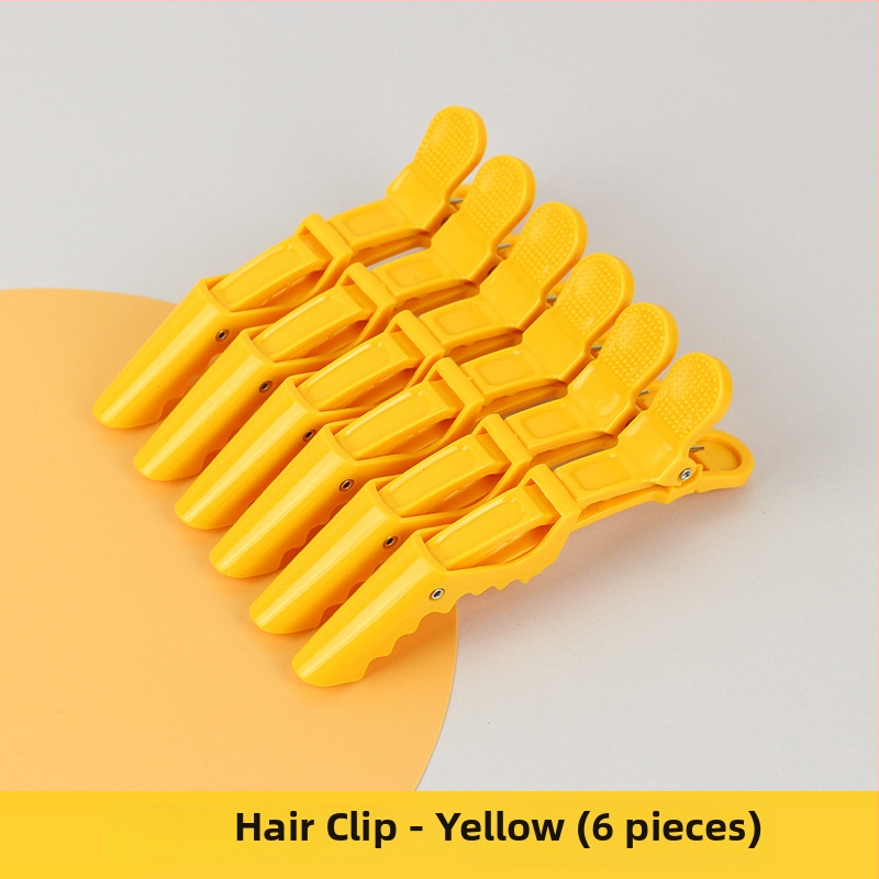 Klipovi za kosu aligator, bez tragova hvatanja, bočni klipsovi za stiliziranje, klipse za slojevite šiške, 6 komada
