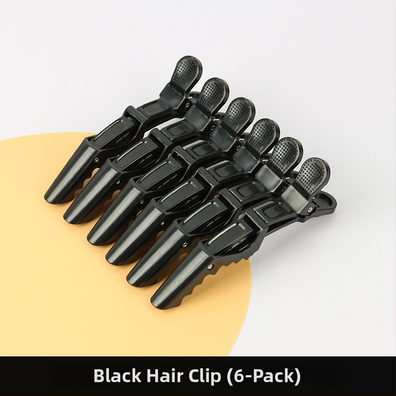 Klipovi za kosu aligator, bez tragova hvatanja, bočni klipsovi za stiliziranje, klipse za slojevite šiške, 6 komada