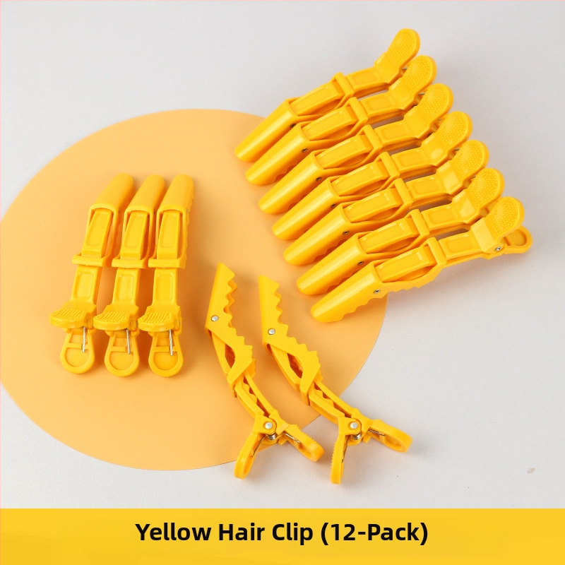 Klipovi za kosu aligator, bez tragova hvatanja, bočni klipsovi za stiliziranje, klipse za slojevite šiške, 6 komada