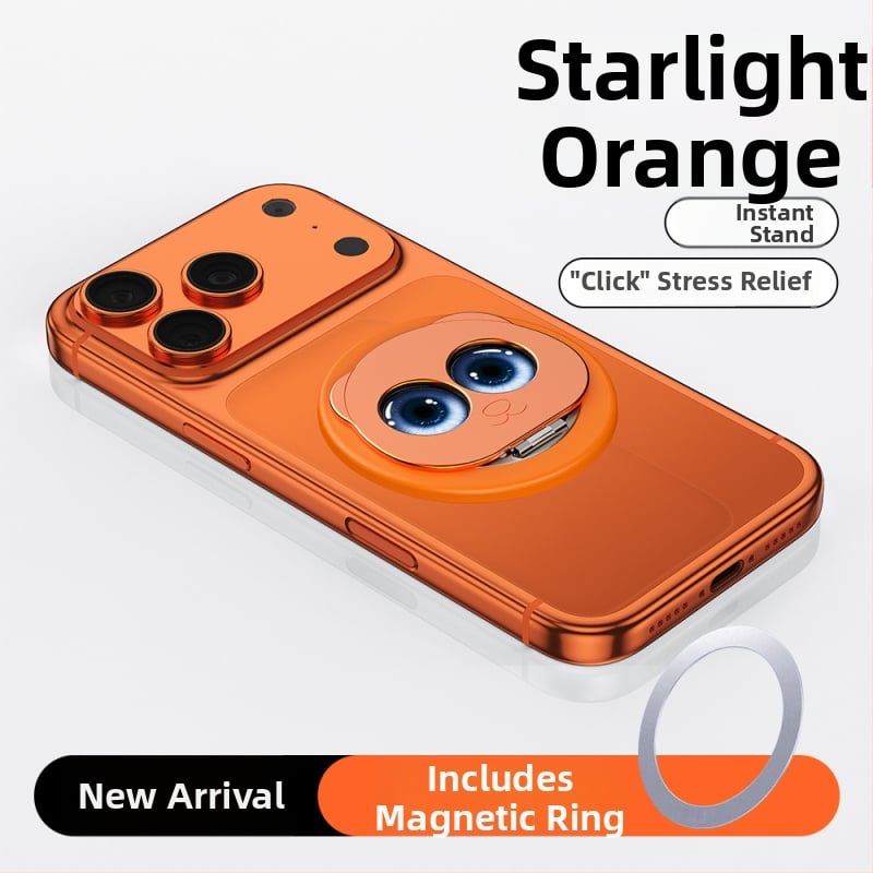 Panda μαγνητική βάση κινητού, διπλής πτυχής, MagSafe συμβατή, 360° περιστροφή, μεταλλική, καθολική