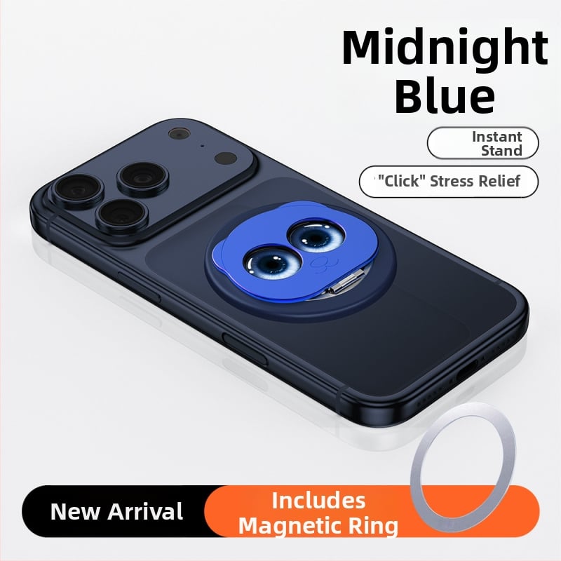 Panda μαγνητική βάση κινητού, διπλής πτυχής, MagSafe συμβατή, 360° περιστροφή, μεταλλική, καθολική