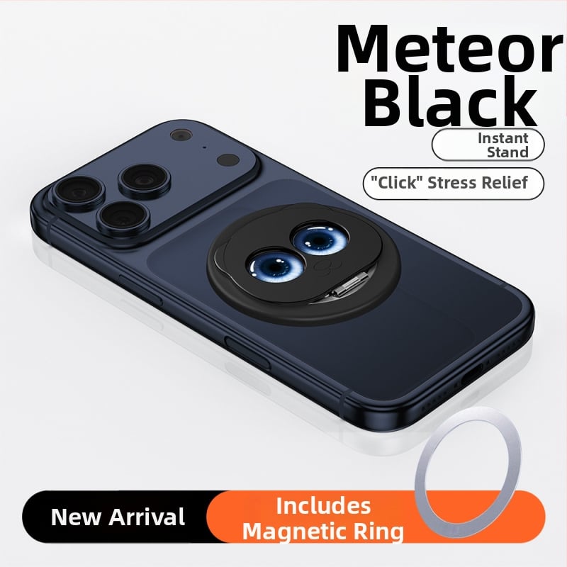 Panda μαγνητική βάση κινητού, διπλής πτυχής, MagSafe συμβατή, 360° περιστροφή, μεταλλική, καθολική