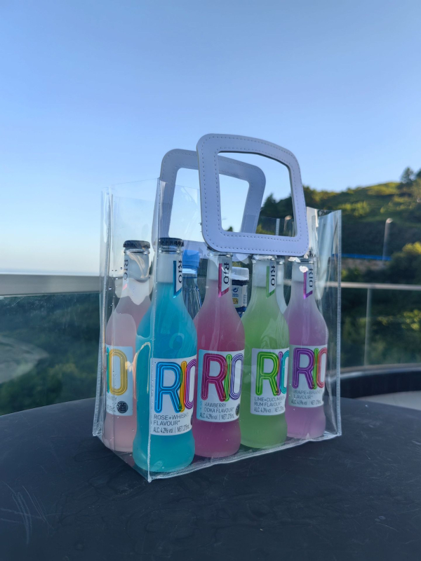 PVC laserska tote torba, prozirni PP plast, dvostruka debljina 60, De baby, mogućnost privatne oznake