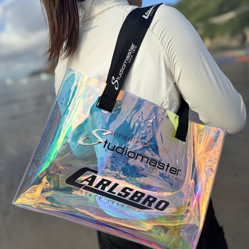 PVC laserska tote torba, prozirni PP plast, dvostruka debljina 60, De baby, mogućnost privatne oznake