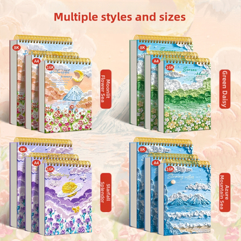 Τετράδιο σκίτσων ελαιογραφίας Four Seasons, μοντέλο Sjnh-oil painting sketchbook, σειρά Oil painting sketchbook, 80 φύλλα, χαρτί 80 g/m²