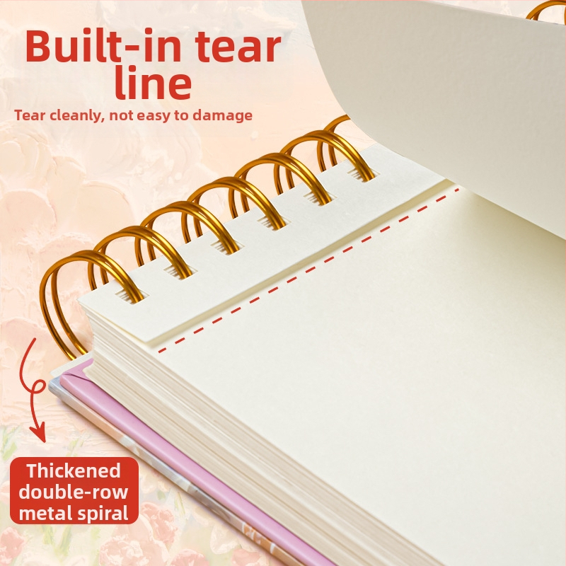 Τετράδιο σκίτσων ελαιογραφίας Four Seasons, μοντέλο Sjnh-oil painting sketchbook, σειρά Oil painting sketchbook, 80 φύλλα, χαρτί 80 g/m²