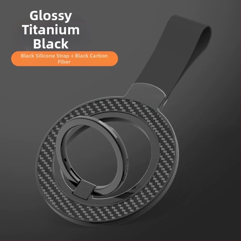 Κράτημα δαχτυλιδιού για κινητό, μαγνητικό, κράμα ψευδαργύρου + σιλικόνης, καθολικό, με δυνατότητα προσαρμογής