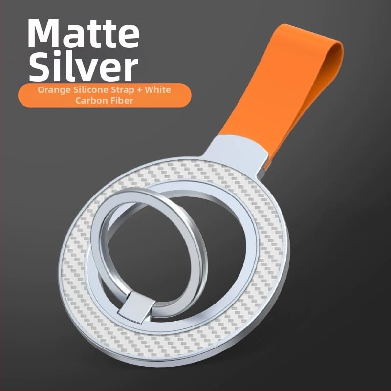 Κράτημα δαχτυλιδιού για κινητό, μαγνητικό, κράμα ψευδαργύρου + σιλικόνης, καθολικό, με δυνατότητα προσαρμογής