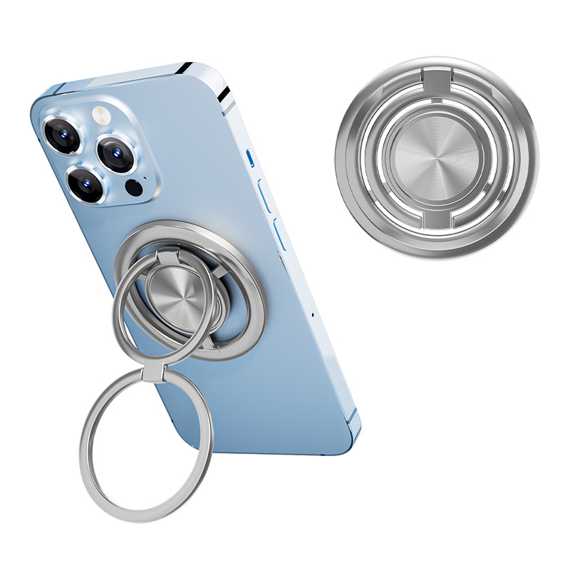 Suport magnetic pentru deget și stand de masă pentru telefon, rotație la 360°, metal