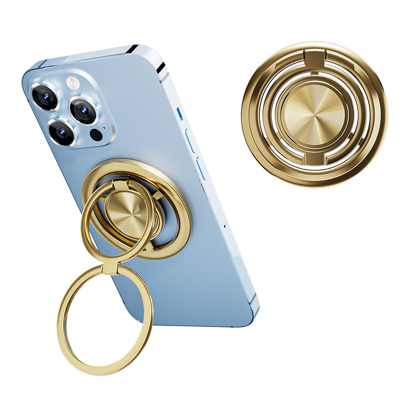 Suport magnetic pentru deget și stand de masă pentru telefon, rotație la 360°, metal