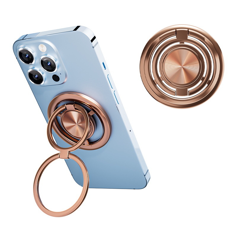 Suport magnetic pentru deget și stand de masă pentru telefon, rotație la 360°, metal