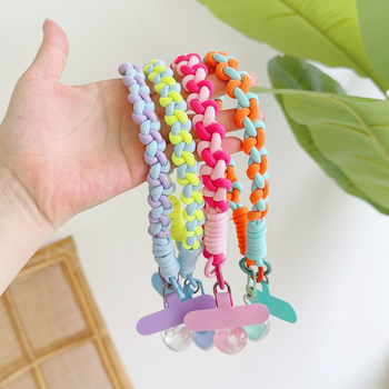 Αλυσίδα θήκης smartphone με σχέδιο καρδιάς από τρία νήματα και κορδόνι αποφυγής απώλειας — χειρολαβή (Τύπος: Δαχτυλίδι-στήριγμα; Υλικό: Άλλο; Στυλ: Γενικό; Υποστήριξη προσωποποίησης: Υποστηρίζεται)