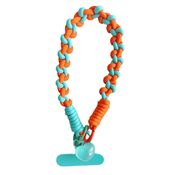 Αλυσίδα θήκης smartphone με σχέδιο καρδιάς από τρία νήματα και κορδόνι αποφυγής απώλειας — χειρολαβή (Τύπος: Δαχτυλίδι-στήριγμα; Υλικό: Άλλο; Στυλ: Γενικό; Υποστήριξη προσωποποίησης: Υποστηρίζεται)