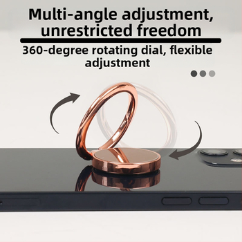 Κράτημα κινητού με δαχτυλίδι, κράμα ψευδάργύρου, HY9001, παγκοσμίως συμβατό