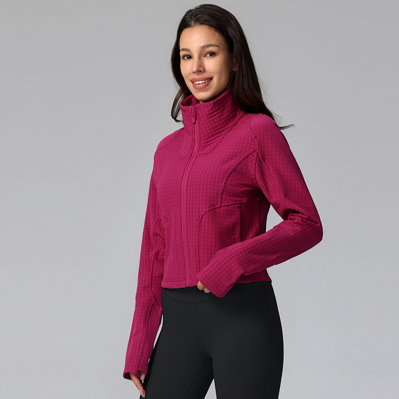 Palton din fleece polar, mâneci lungi, model solid, pentru femei, potrivit pentru iarnă, primăvară și toamnă.