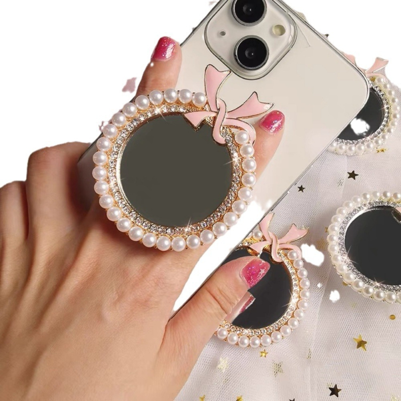 Suport pentru oglindă de machiaj pentru telefonul mobil — structură metalică, lazy bracket, stil universal — XXX