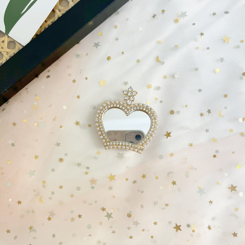 Suport pentru oglindă de machiaj pentru telefonul mobil — structură metalică, lazy bracket, stil universal — XXX