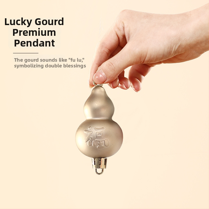 Dekorativni privezak s tikvicastim zvončićem za 2026. godinu — Kina Nova godina, viseći ukras, Happy togethers, pakiranje Opp vrećica, materijal Drugo