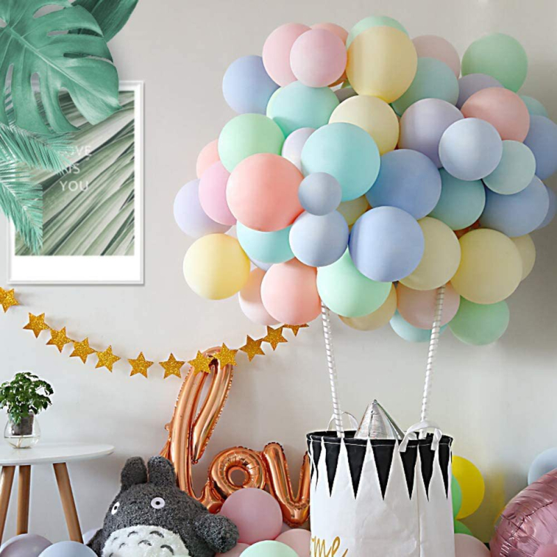 Pretty Balloons baloane din latex circulare pentru decorul arcului de nuntă