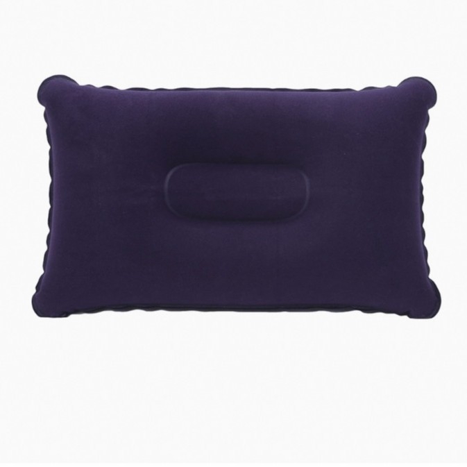Nafukljiv jastuk za vrat za putovanja, U-oblik, PVC, težina 80 g, za 1 osobu