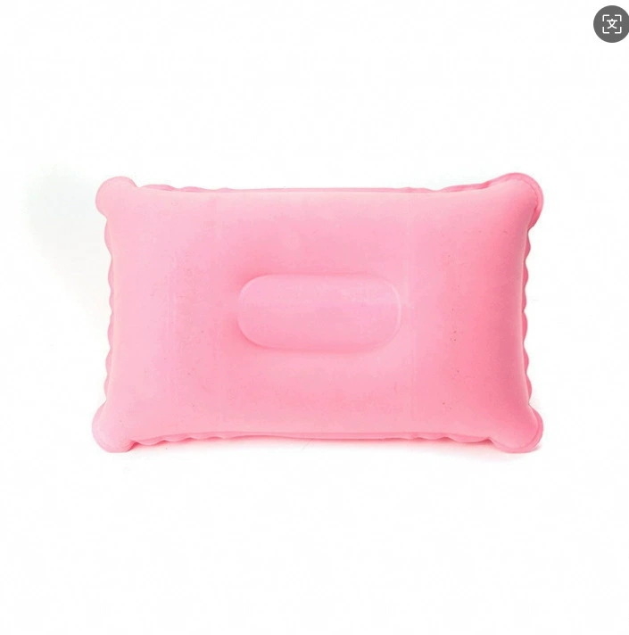 Nafukljiv jastuk za vrat za putovanja, U-oblik, PVC, težina 80 g, za 1 osobu