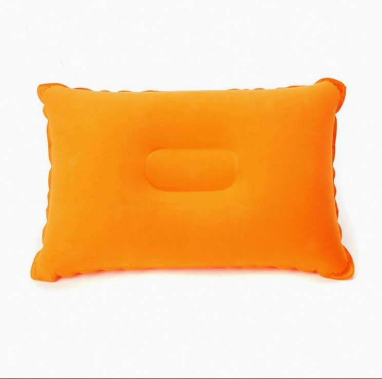 Nafukljiv jastuk za vrat za putovanja, U-oblik, PVC, težina 80 g, za 1 osobu