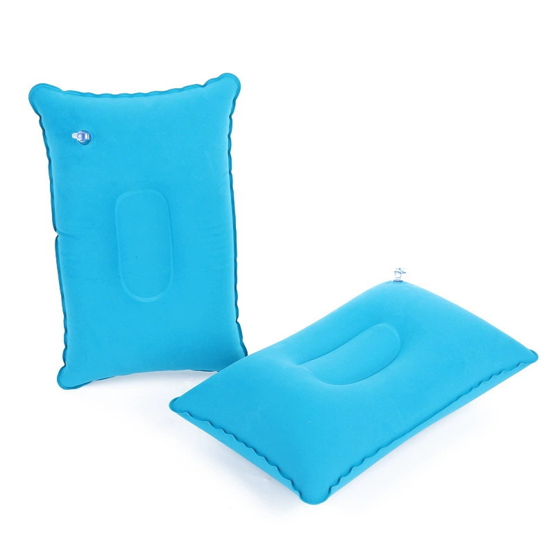 Nafukljiv jastuk za vrat za putovanja, U-oblik, PVC, težina 80 g, za 1 osobu
