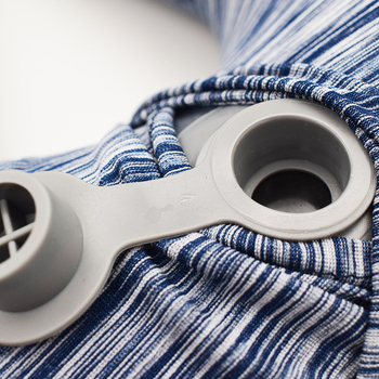 Надуваема U-образна пътуваща възглавница за шия Noon Yi; пълнител: газ; плат: химическо влакно; основен компонент на плат: спандекс; подходяща за възрастни