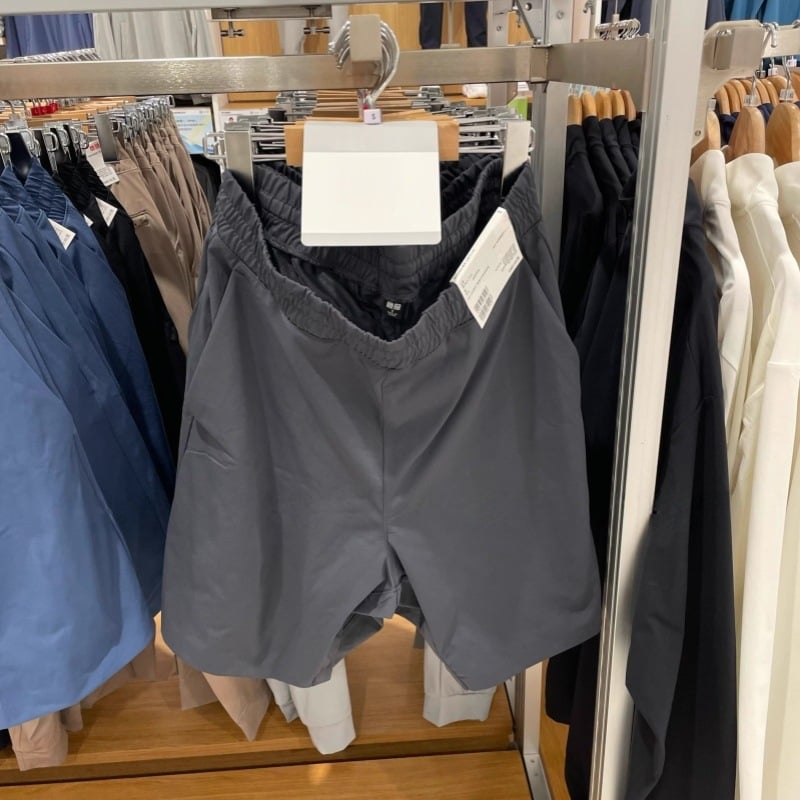 Șorturi sport masculine cu înaltă elasticitate, uscare rapidă din fibre de bambus, respirabile, subțiri, talie înaltă.