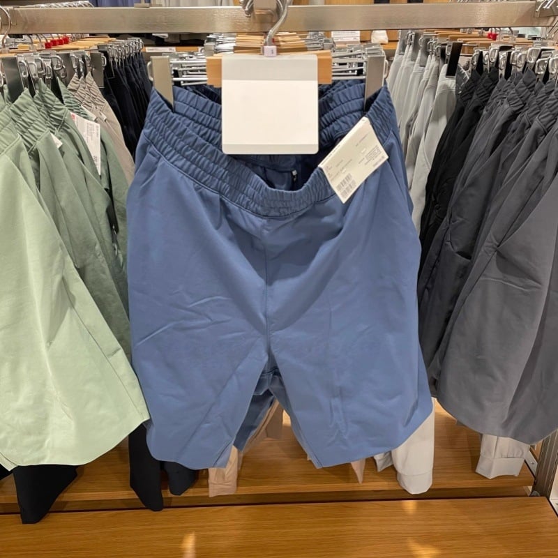 Șorturi sport masculine cu înaltă elasticitate, uscare rapidă din fibre de bambus, respirabile, subțiri, talie înaltă.