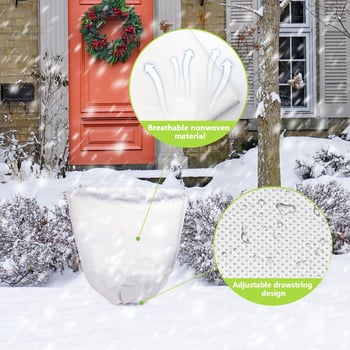 Acoperire izolatoare pentru plante și copaci; material plastic; izolație termică și protecție împotriva înghețului